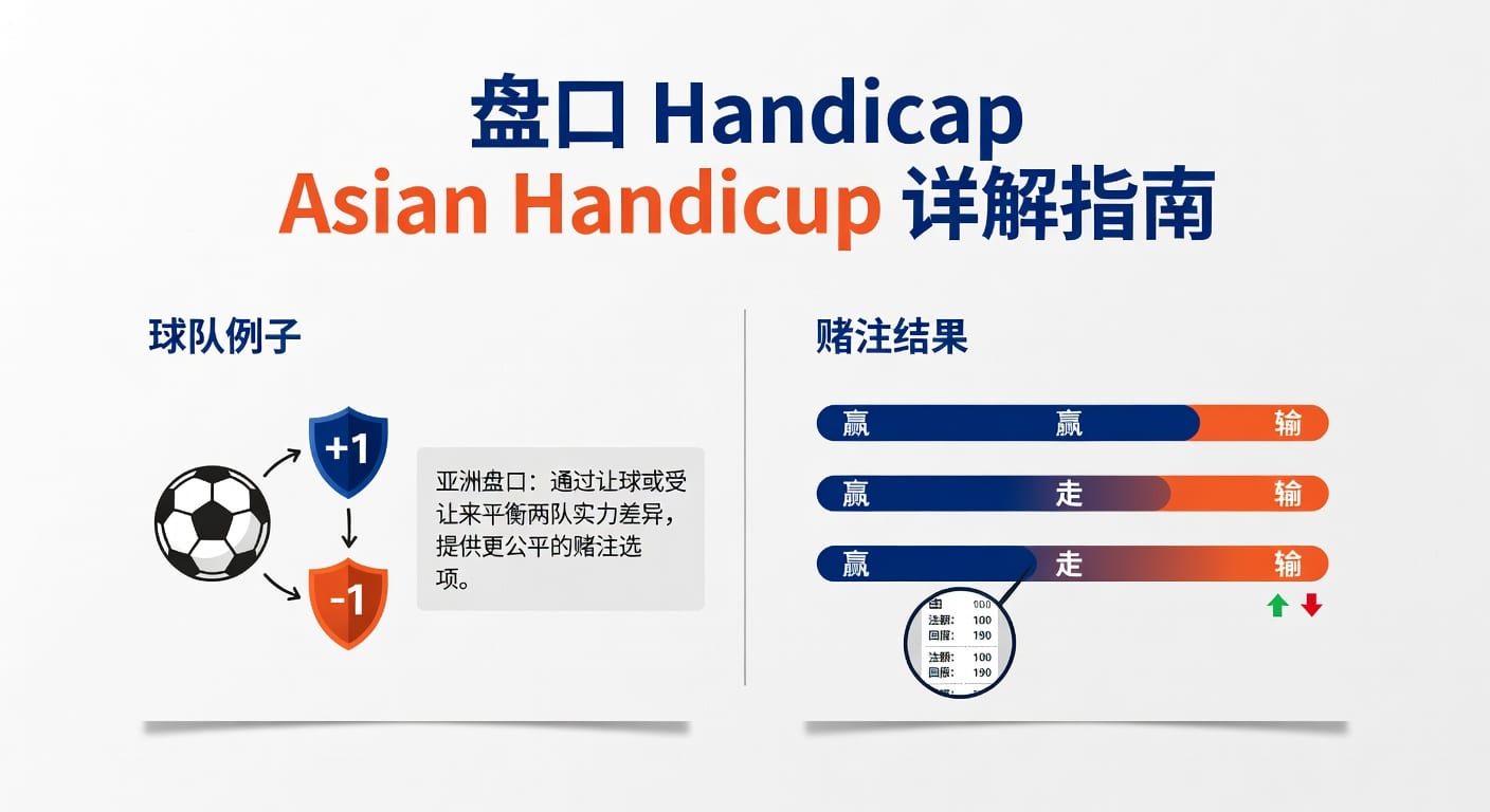 盘口 Handicap Asian Handicap：最新亚洲让球玩法解读